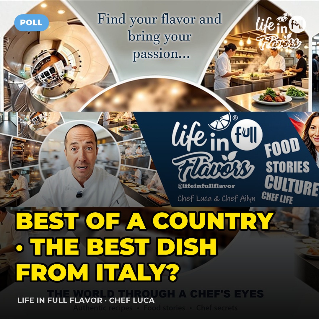 ๐บ๏ธ BEST OF A COUNTRY · The best dish from Italy?