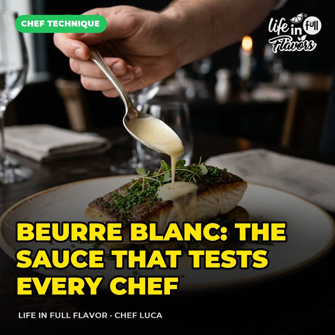 π¬ CHEF TECHNIQUE · Beurre blanc: the sauce that tests every chef