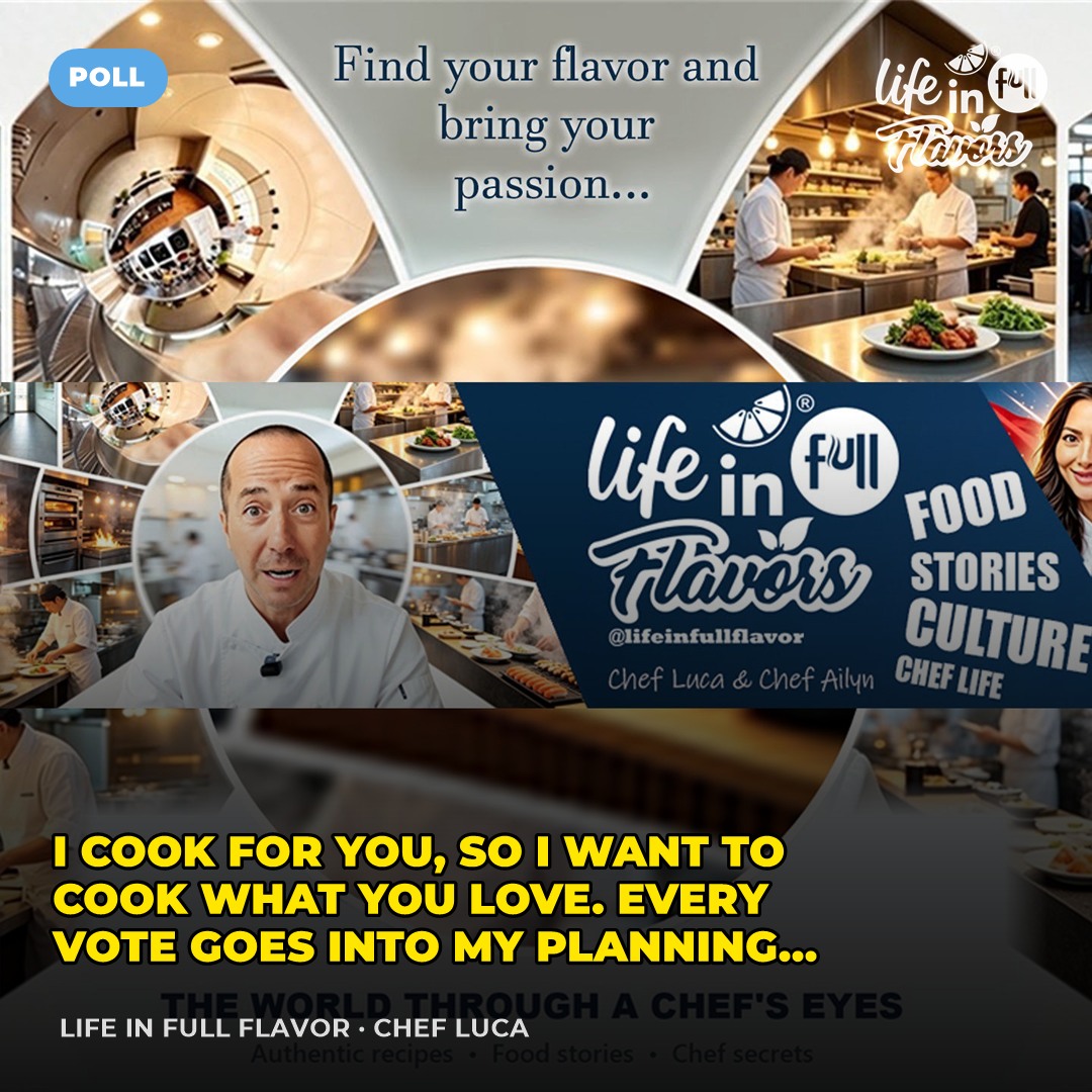 I cook for you, so I want to cook what you love. Every vote goes into my planning for the next weeks.